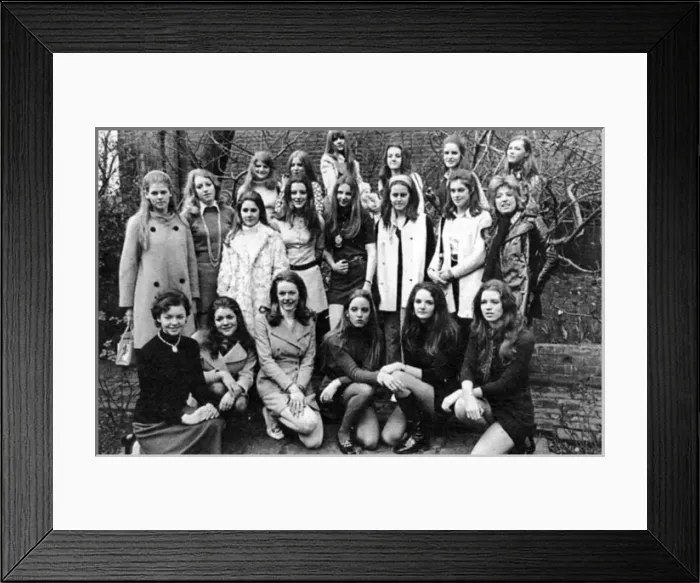 Framed Print : Dolly debs for the Berkeley Dress Show Framed Print : Dolly debs for the Berkeley Dress Show