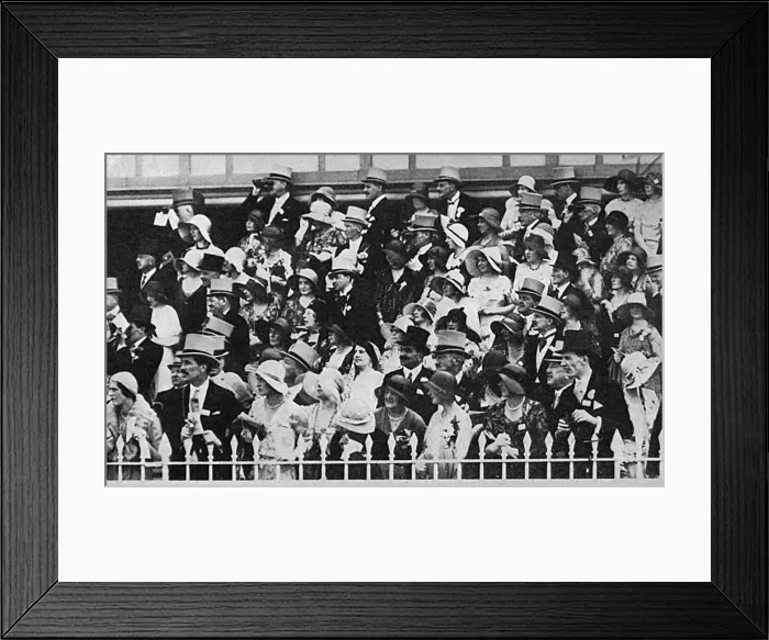 Framed Print : Members of the enclosure at Ascot Framed Print : Members of the enclosure at Ascot