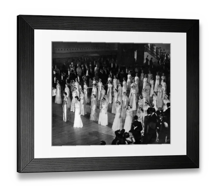 Framed Print : Queen Charlottes Ball, 1937 Framed Print : Queen Charlottes Ball, 1937