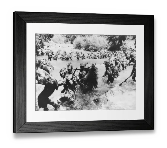 Framed Print : Chinese infantrymen Framed Print : Chinese infantrymen