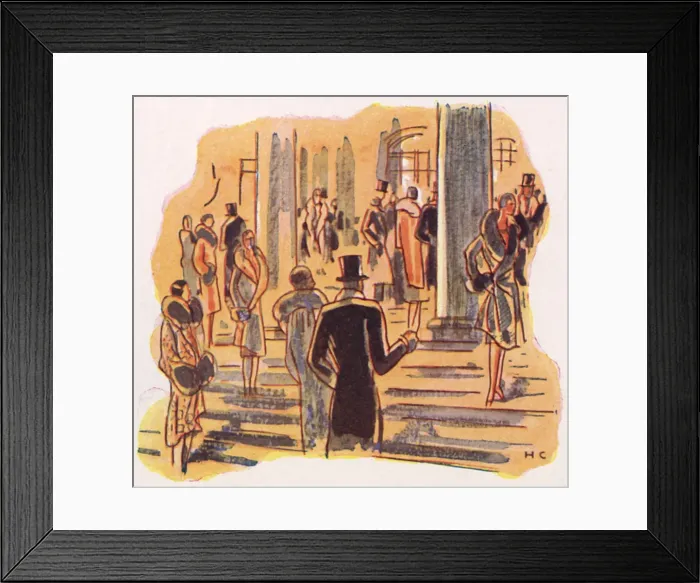 Framed Print : The Va et Vient at Rout and Revel by H. C