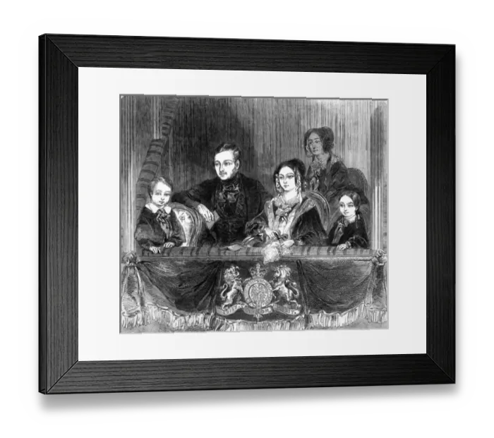 Framed Print : The Royal visit to Astleys, 1846 Framed Print : The Royal visit to Astleys, 1846