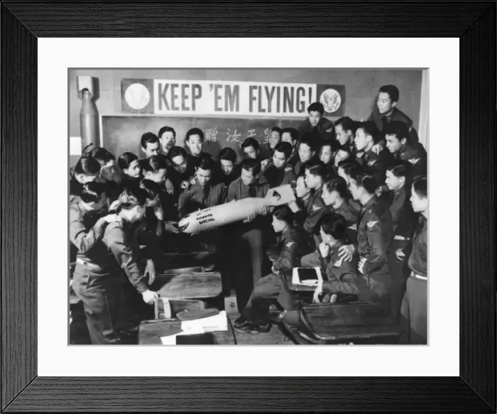 Framed Print : Chinese flying cadets Framed Print : Chinese flying cadets