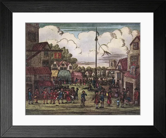 Framed Print : Mayfair in 1716 Framed Print : Mayfair in 1716