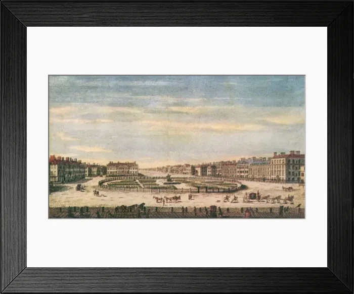 Framed Print : Grosvenor Place, London, 1701 Framed Print : Grosvenor Place, London, 1701