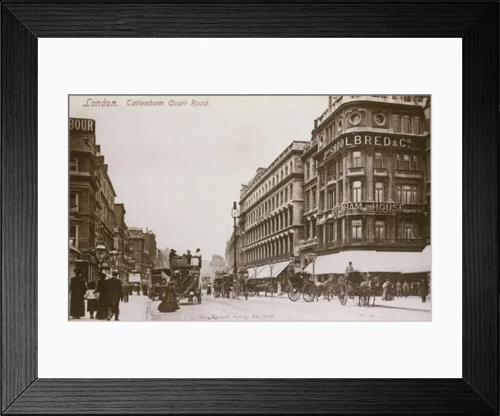 Framed Print : Tottenham Court Road Framed Print : Tottenham Court Road