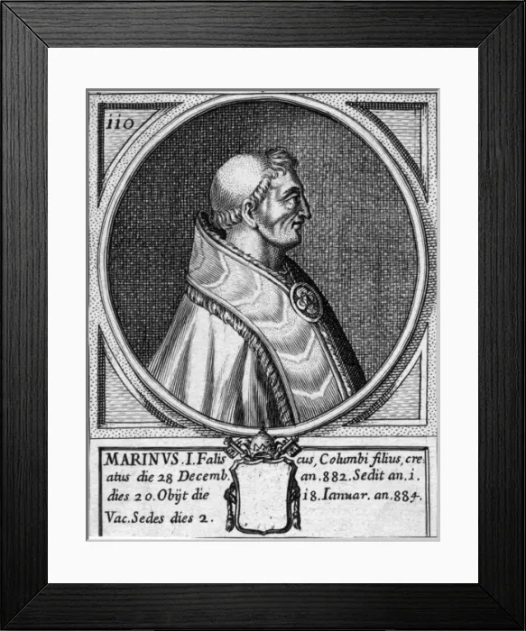 Framed Print : Pope Marinus I Framed Print : Pope Marinus I