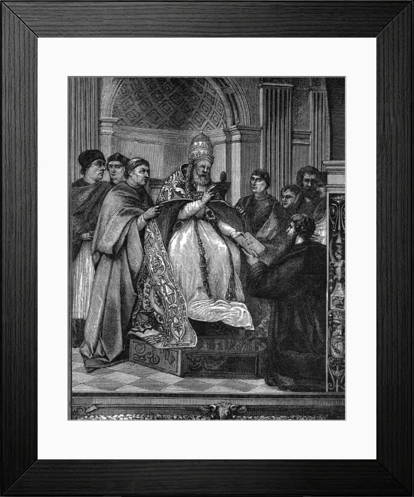 Framed Print : Pope Gregorius IX Framed Print : Pope Gregorius IX
