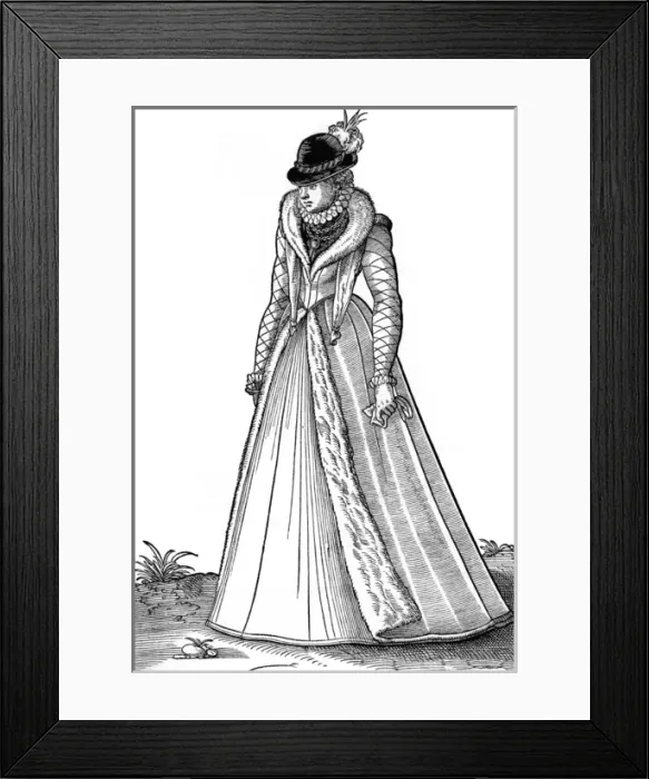 Framed Print : Elizabethan Costume Framed Print : Elizabethan Costume