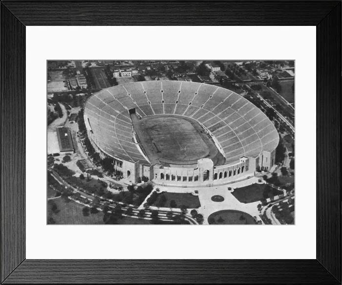 Framed Print : 1932 Los Angeles Olympic Stadium Framed Print : 1932 Los Angeles Olympic Stadium
