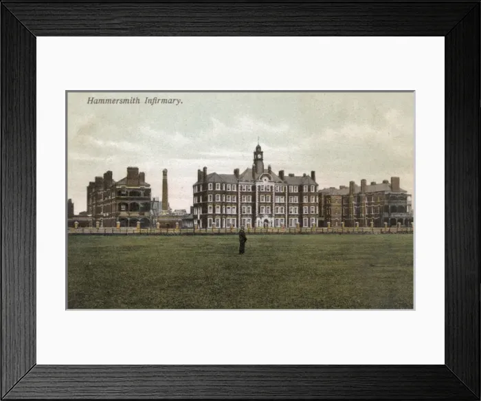 Framed Print : Hammersmith Infirmary, London Framed Print : Hammersmith Infirmary, London