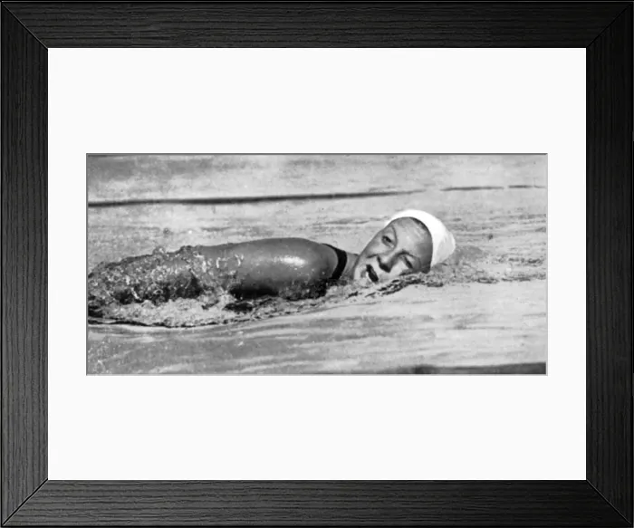 Framed Print : Helene Madison, 1932 Olympic Games Framed Print : Helene Madison, 1932 Olympic Games