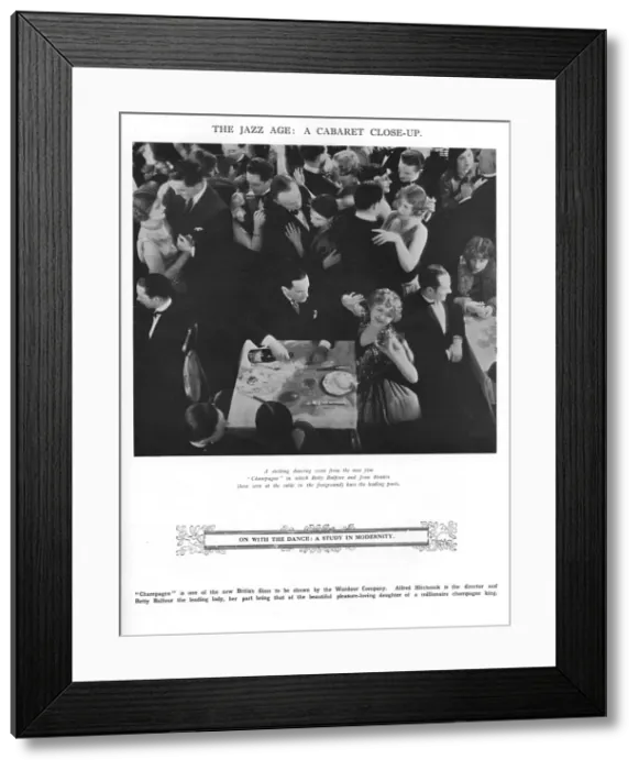 Framed Print : The Jazz Age - scene from Champagne Framed Print : The Jazz Age - scene from Champagne