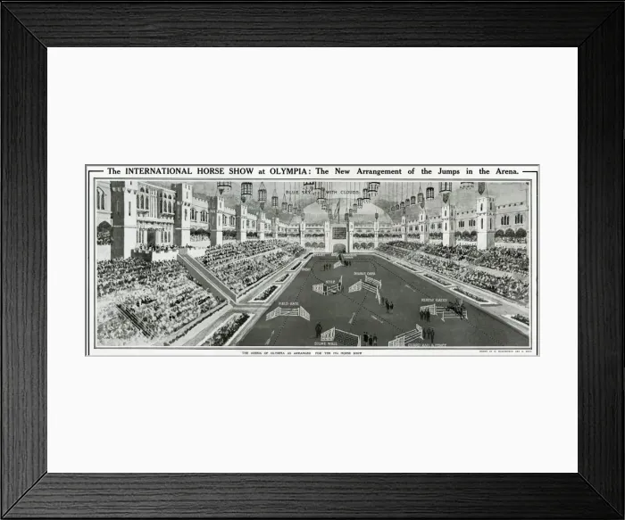 Framed Print : International Horse Show, Olympia, London Framed Print : International Horse Show, Olympia, London