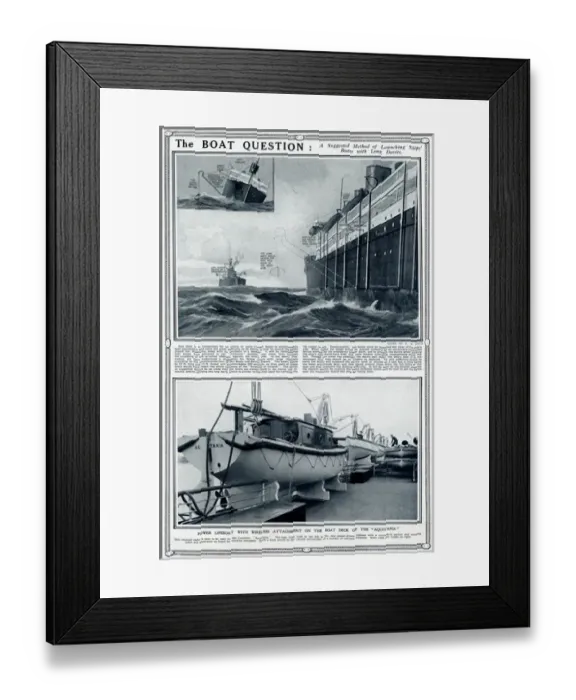 Framed Print : The boat question by G. H. Davis Framed Print : The boat question by G. H. Davis