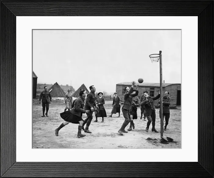 Framed Print : Convalescing soldiers and WaCs, Western Front, WW1 Framed Print : Convalescing soldiers and WaCs, Western Front, WW1