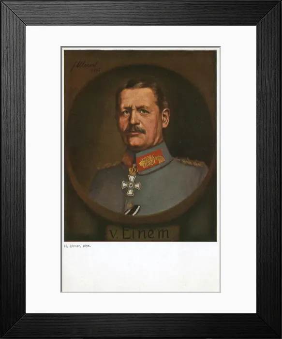 Framed Print : General Karl von Einem, German army commander, WW1 Framed Print : General Karl von Einem, German army commander, WW1