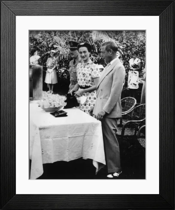 Framed Print : The Duke and Duchess of Windsor in the Bahamas Framed Print : The Duke and Duchess of Windsor in the Bahamas