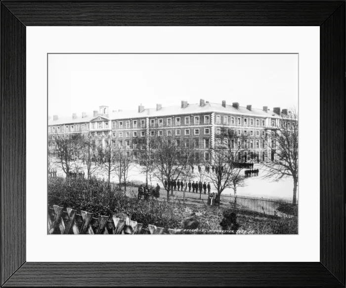 Framed Print : Winchester Barracks in the early 1900s Framed Print : Winchester Barracks in the early 1900s