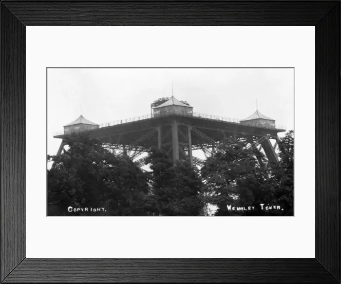 Framed Print : Wembley Park Tower under construction Framed Print : Wembley Park Tower under construction