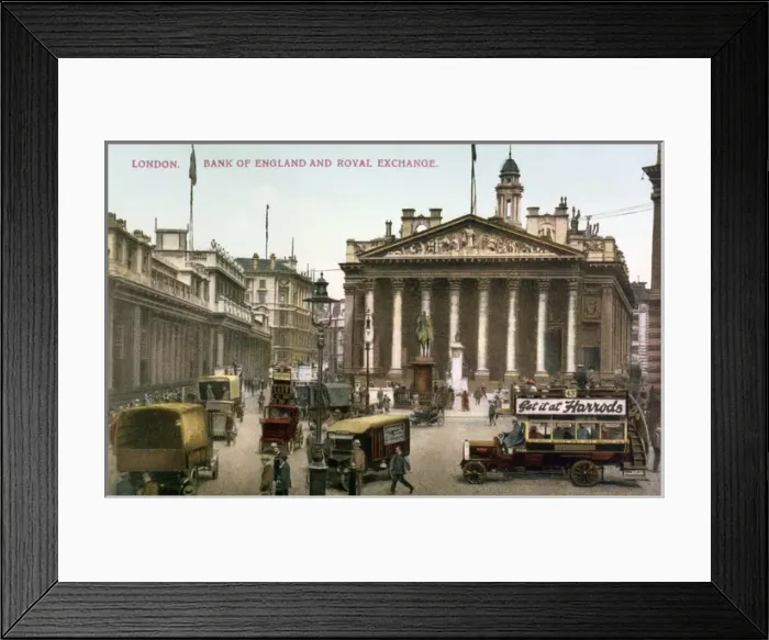 Framed Print : Bank of England and the Royal Exchange Framed Print : Bank of England and the Royal Exchange