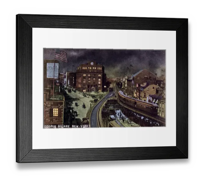 Framed Print : Cooper Square, New York Framed Print : Cooper Square, New York