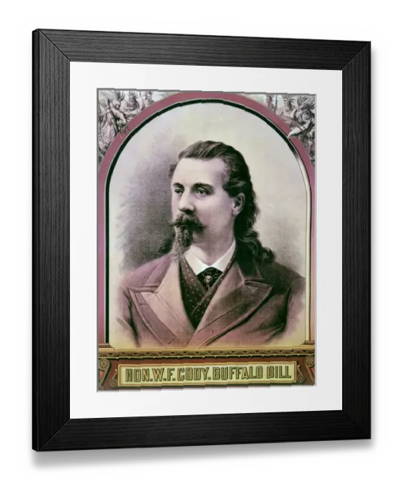 Framed Print : Portrait of Buffalo Bill Framed Print : Portrait of Buffalo Bill