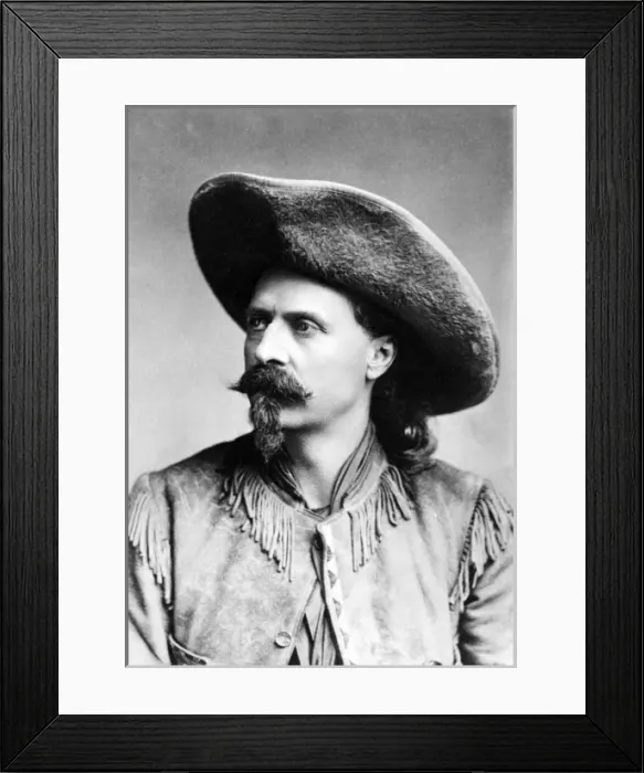 Framed Print : Portrait of Buffalo Bill Framed Print : Portrait of Buffalo Bill