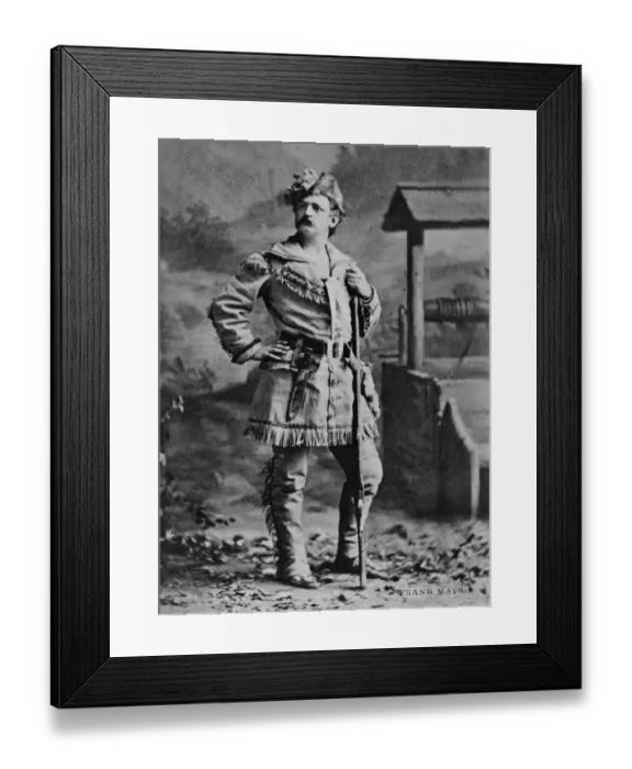 Framed Print : A portrait of the cowboy, Frank Mays Framed Print : A portrait of the cowboy, Frank Mays