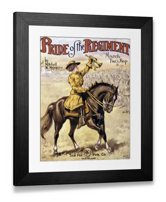 Framed Print : Advertisement for Pride of the Regiment Framed Print : Advertisement for Pride of the Regiment