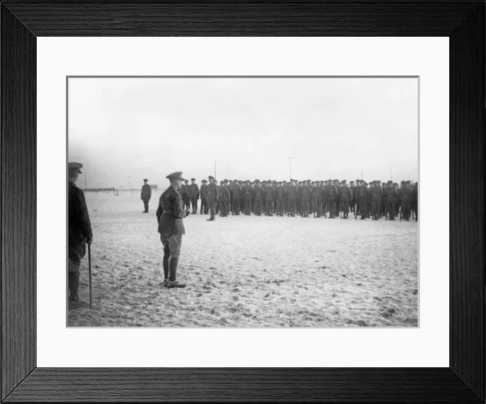 Framed Print : Edward, Prince of Wales, Western Front, France, WW1 Framed Print : Edward, Prince of Wales, Western Front, France, WW1