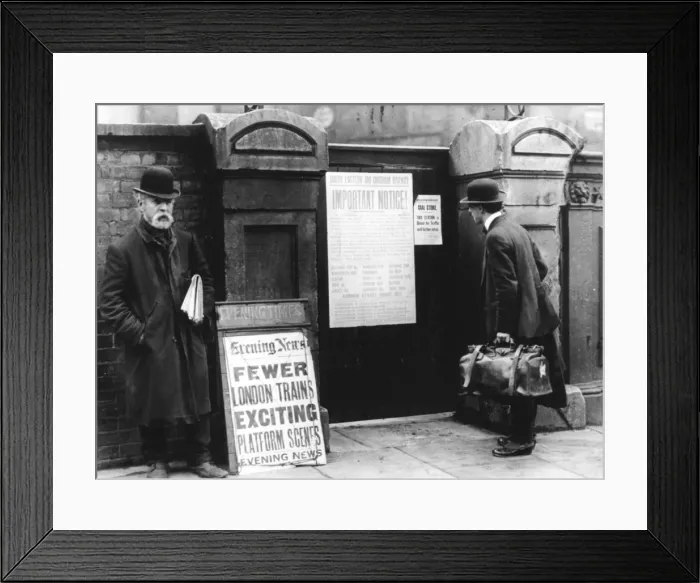 Framed Print : National Coal Strike, 1912 Framed Print : National Coal Strike, 1912