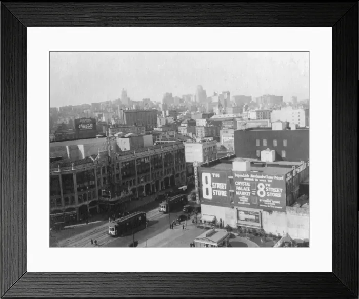 Framed Print : View of San Francisco from above Framed Print : View of San Francisco from above