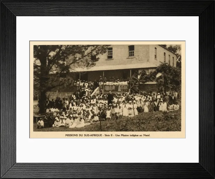 Framed Print : South Africa - Indigenous Mission - Natal Framed Print : South Africa - Indigenous Mission - Natal