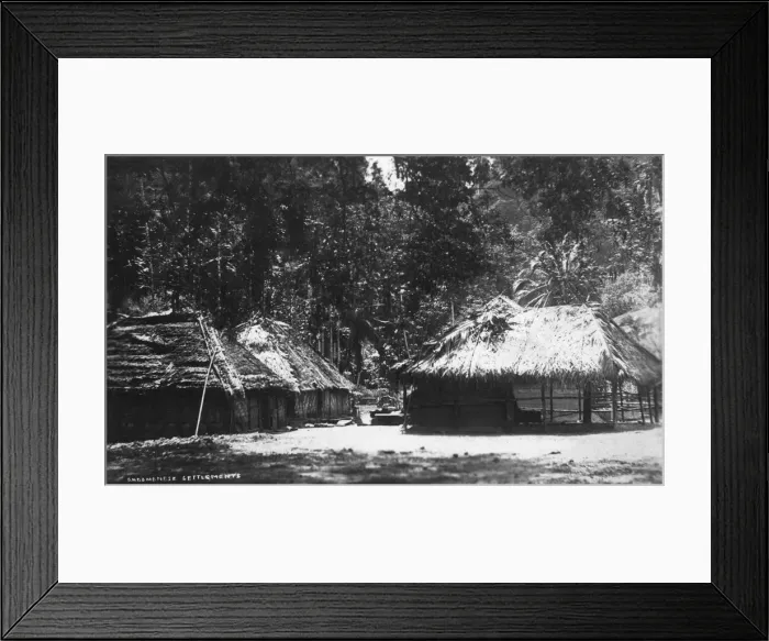 Framed Print : Village - Andaman Islands Framed Print : Village - Andaman Islands