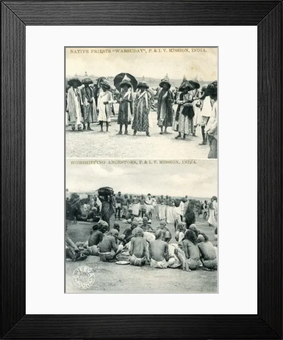 Framed Print : Hindu Priests in India Framed Print : Hindu Priests in India