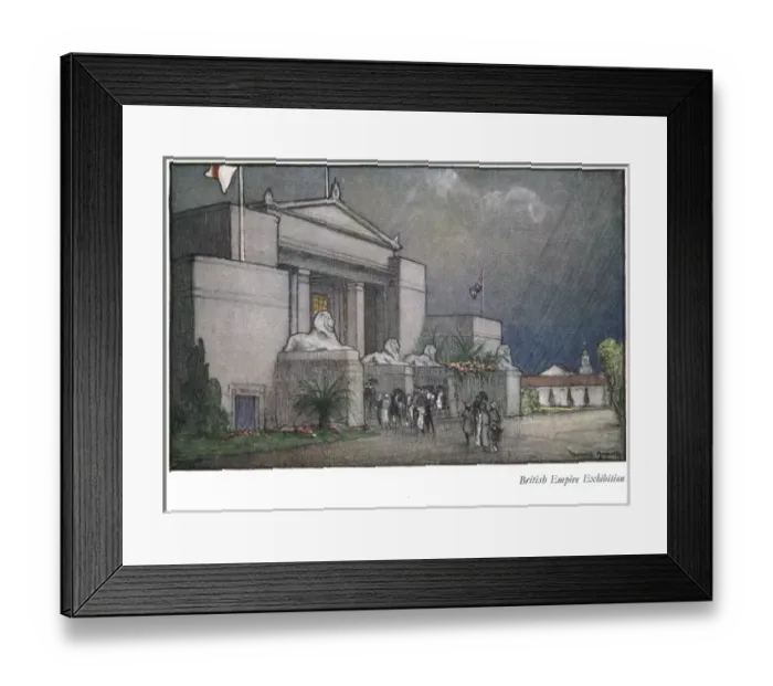 Framed Print : British Empire Exhibition, Wembley Framed Print : British Empire Exhibition, Wembley