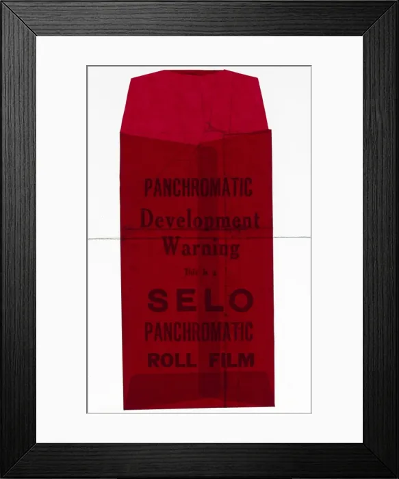 Framed Print : Photographic film envelope Framed Print : Photographic film envelope