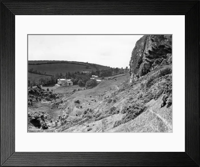 Framed Print : Giant Rock on Watcombe Down, Devon Framed Print : Giant Rock on Watcombe Down, Devon
