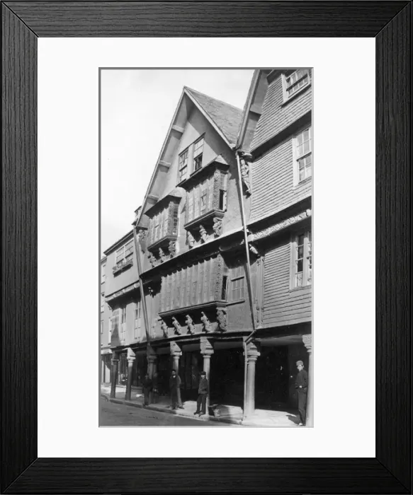 Framed Print : The Butterwalk, Dartmouth, Devon Framed Print : The Butterwalk, Dartmouth, Devon