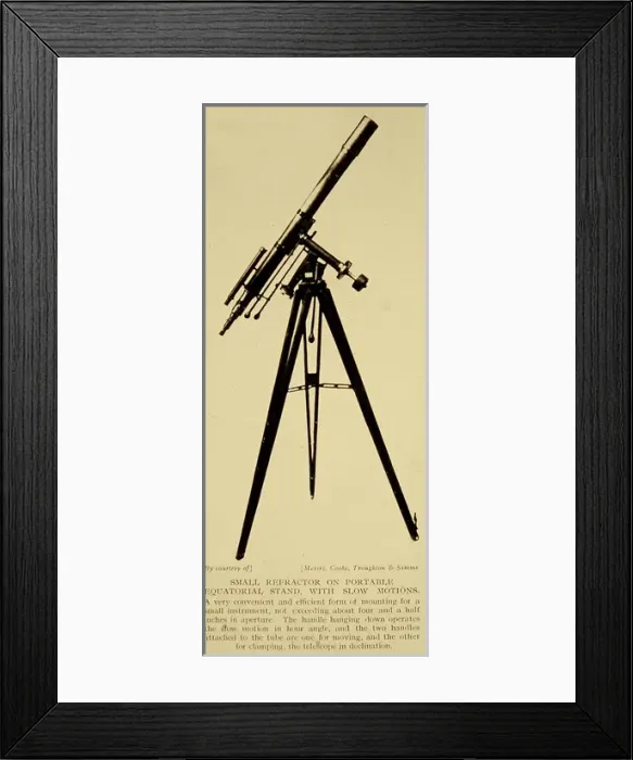 Framed Print : Telescope on a Tripiod Framed Print : Telescope on a Tripiod