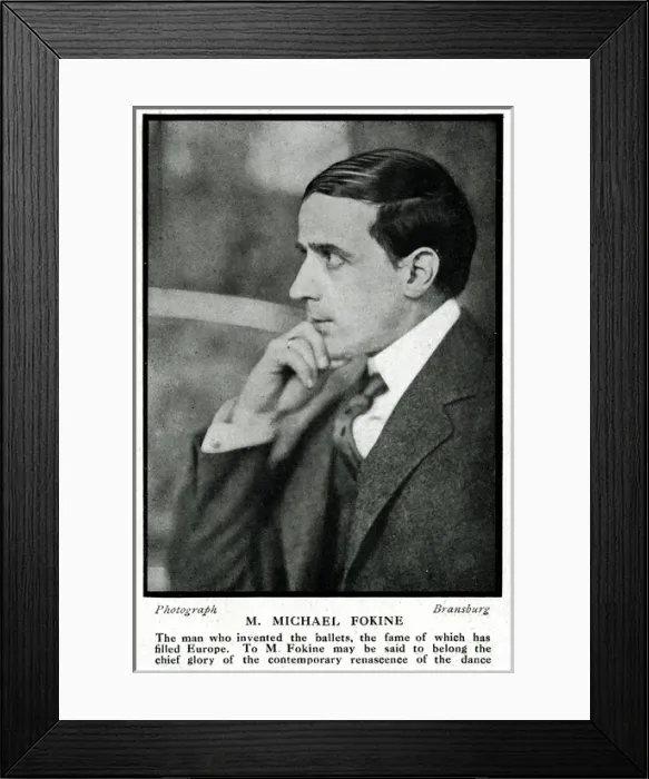 Framed Print : Michel Fokine, Russian choreographer and dancer Framed Print : Michel Fokine, Russian choreographer and dancer