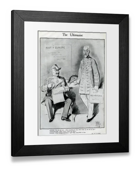 Framed Print : Cartoon, The Ultimaniac Framed Print : Cartoon, The Ultimaniac