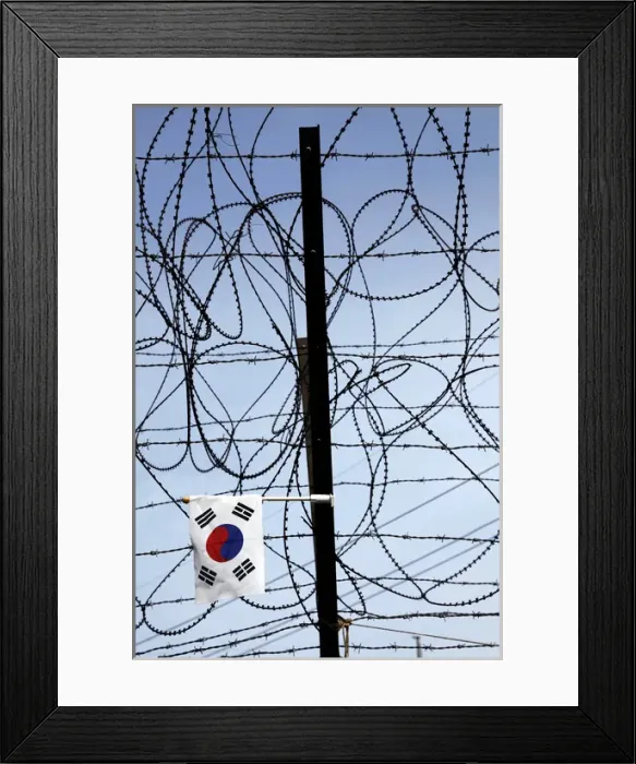 Framed Print : DMZ, De-militarised Zone, South Korea Framed Print : DMZ, De-militarised Zone, South Korea