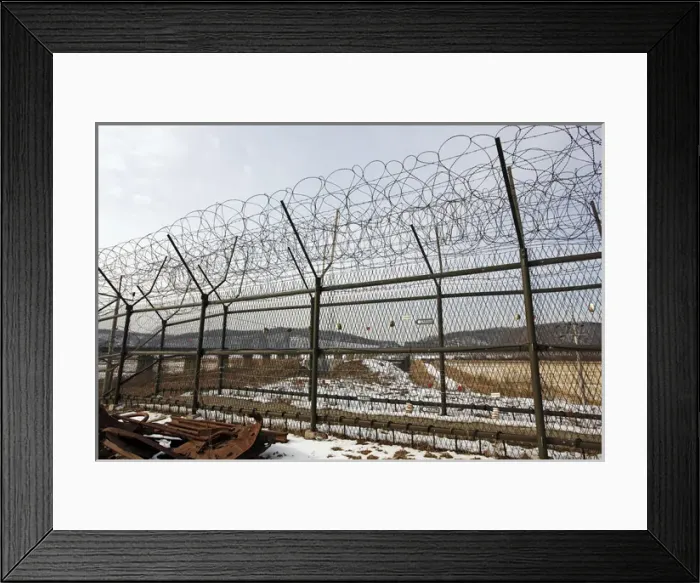 Framed Print : DMZ, De-militarised Zone, South Korea Framed Print : DMZ, De-militarised Zone, South Korea