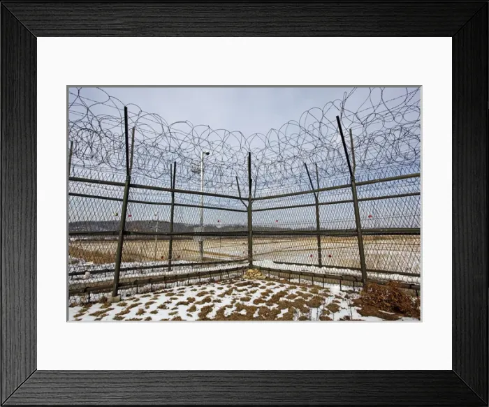 Framed Print : DMZ, De-militarised Zone, South Korea Framed Print : DMZ, De-militarised Zone, South Korea