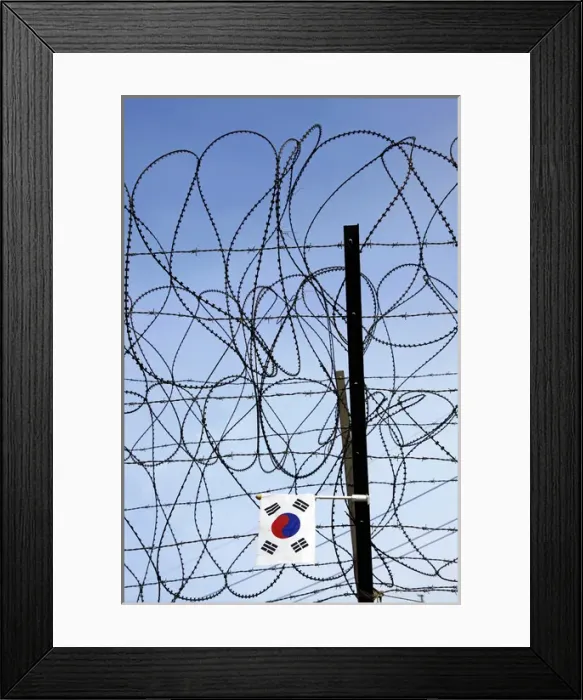Framed Print : DMZ, De-militarised Zone, South Korea Framed Print : DMZ, De-militarised Zone, South Korea