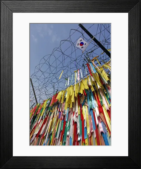 Framed Print : DMZ, De-militarised Zone, South Korea Framed Print : DMZ, De-militarised Zone, South Korea