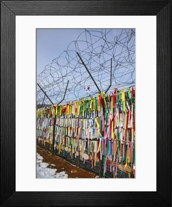 Framed Print : DMZ, De-militarised Zone, South Korea Framed Print : DMZ, De-militarised Zone, South Korea