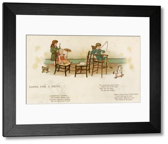 Framed Print : Children playing 1895 Framed Print : Children playing 1895